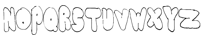 BubbleYums Font UPPERCASE