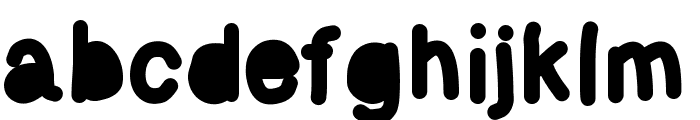 Bubbled Font LOWERCASE