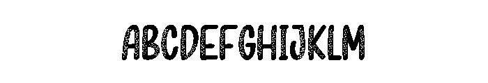 Bubbles Christmas Font UPPERCASE