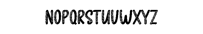 Bubbles Christmas Font LOWERCASE