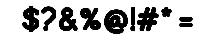 Bubblewump Font OTHER CHARS