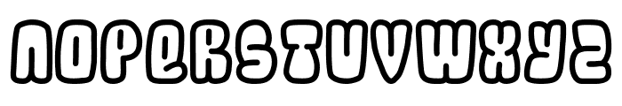 Bubblez Graffiti Font UPPERCASE
