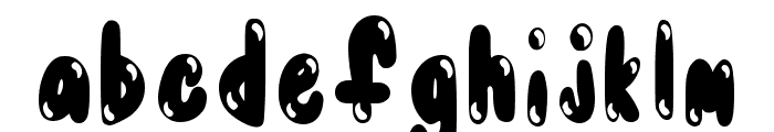 Bubblez Regular Font LOWERCASE