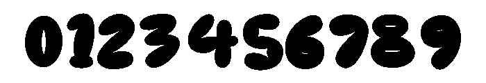 Bubbling Font OTHER CHARS
