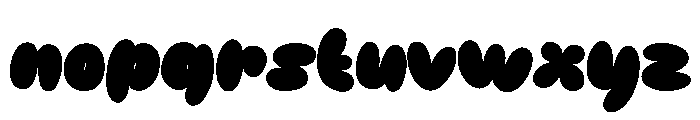 Bubbling Font LOWERCASE