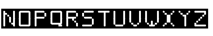Buble Regular Font UPPERCASE