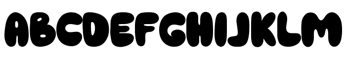 Bublles Font UPPERCASE
