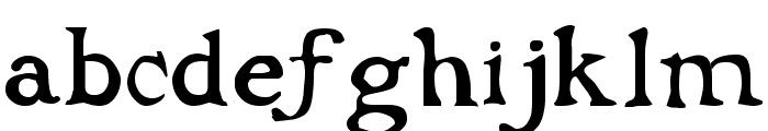 Buccaneer Regular Font LOWERCASE