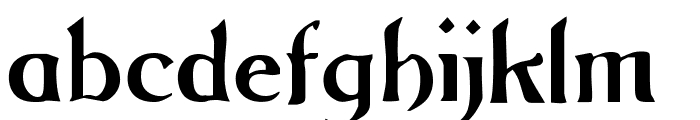 Bucephalus Font LOWERCASE