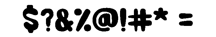 Buchala Font OTHER CHARS