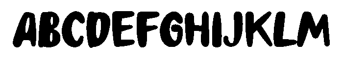 Buchala Font UPPERCASE