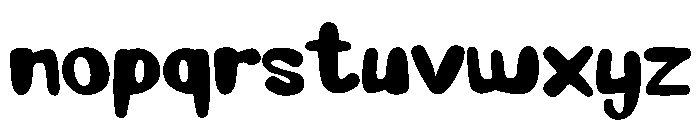 Buchala Font LOWERCASE