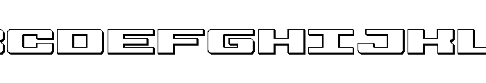 Buckin' Bronc 3D Font UPPERCASE