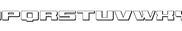 Buckin' Bronc 3D Font LOWERCASE