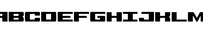 Buckin' Bronc Condensed Font UPPERCASE