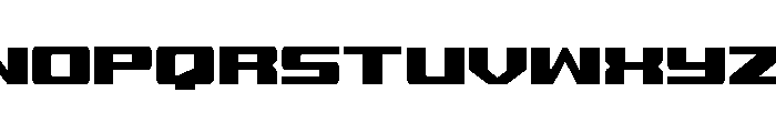 Buckin' Bronc Condensed Font UPPERCASE