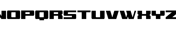 Buckin' Bronc Condensed Font LOWERCASE