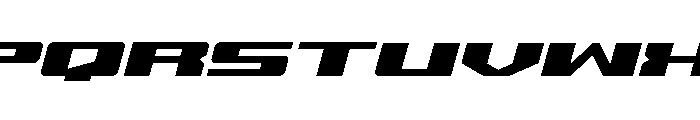 Buckin' Bronc Expanded Italic Font UPPERCASE