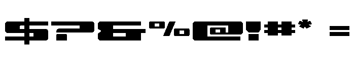 Buckin' Bronc Expanded Font OTHER CHARS