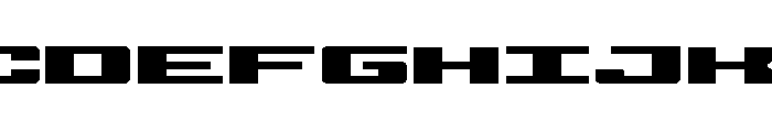 Buckin' Bronc Expanded Font UPPERCASE