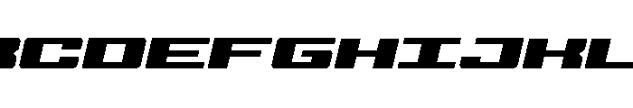 Buckin' Bronc Italic Font UPPERCASE