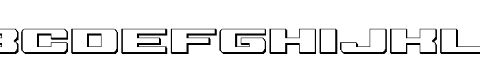 Buckin' Bronc Spaced 3D FONT