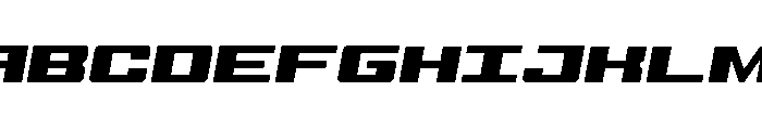 Buckin' Bronc Spaced CondItal Font UPPERCASE