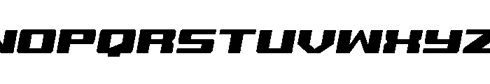 Buckin' Bronc Spaced CondItal Font UPPERCASE