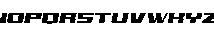 Buckin' Bronc Spaced CondItal Font LOWERCASE