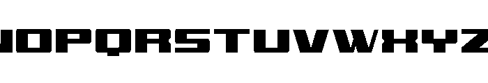 Buckin' Bronc Spaced Condensed Font LOWERCASE