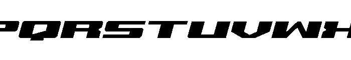 Buckin' Bronc Spaced ExpanItal Font UPPERCASE