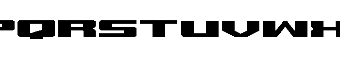 Buckin' Bronc Spaced Expanded Font UPPERCASE