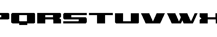 Buckin' Bronc Spaced Expanded Font LOWERCASE