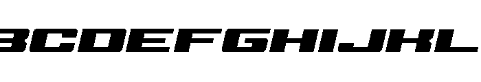 Buckin' Bronc Spaced Italic FONT