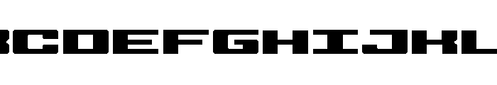 Buckin' Bronc Spaced Font UPPERCASE