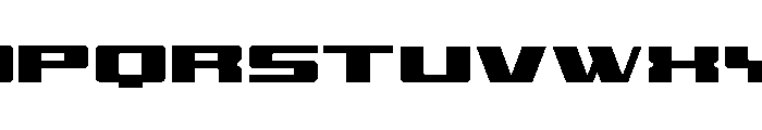 Buckin' Bronc Spaced Font LOWERCASE