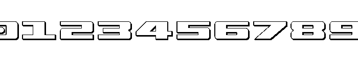 Buckin' Bronc Title 3D Font OTHER CHARS