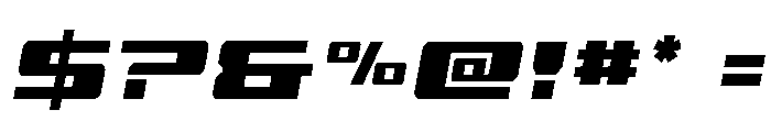 Buckin' Bronc Title CondItal Font OTHER CHARS