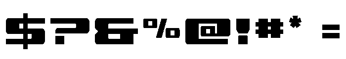 Buckin' Bronc Title Condensed Font OTHER CHARS