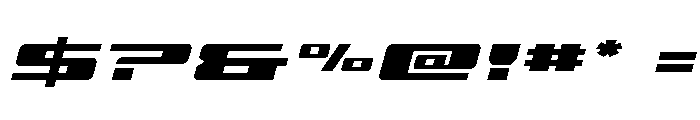 Buckin' Bronc Title ExpandItal Font OTHER CHARS