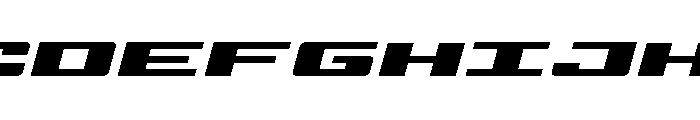 Buckin' Bronc Title ExpandItal Font UPPERCASE