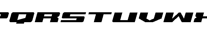 Buckin' Bronc Title ExpandItal Font UPPERCASE