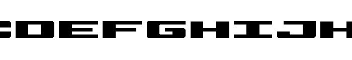 Buckin' Bronc Title Expanded Font UPPERCASE