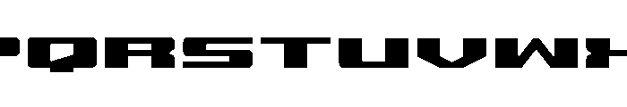 Buckin' Bronc Title Expanded Font UPPERCASE