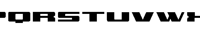 Buckin' Bronc Title Expanded Font LOWERCASE