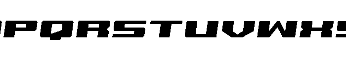 Buckin' Bronc Title Semi-Ital Font UPPERCASE