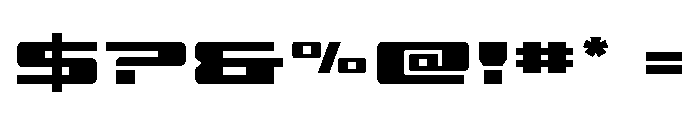 Buckin' Bronc Title Font OTHER CHARS