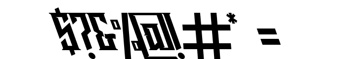 Buckingham Oblique Font OTHER CHARS