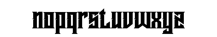 Buckingham Font LOWERCASE