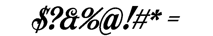 Bucklane Script PERSONAL USE Regular Font OTHER CHARS